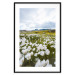 Wall Poster Meadow in the North - landscape of a meadow with white flowers against a mountain backdrop 138776 additionalThumb 26