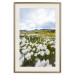 Wall Poster Meadow in the North - landscape of a meadow with white flowers against a mountain backdrop 138776 additionalThumb 25
