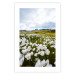Wall Poster Meadow in the North - landscape of a meadow with white flowers against a mountain backdrop 138776 additionalThumb 16