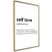 Wall Poster Self Love - black English texts on a contrasting white background 138876 additionalThumb 27