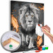 Paint by Number Kit Lion & Silk 142576