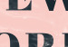 Canvas Glamorous New York (1-piece) Vertical - pink background and text 143476 additionalThumb 5