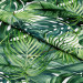Decorative Curtain Green corner - leaves of various shapes, shown on a white background 147276 additionalThumb 3