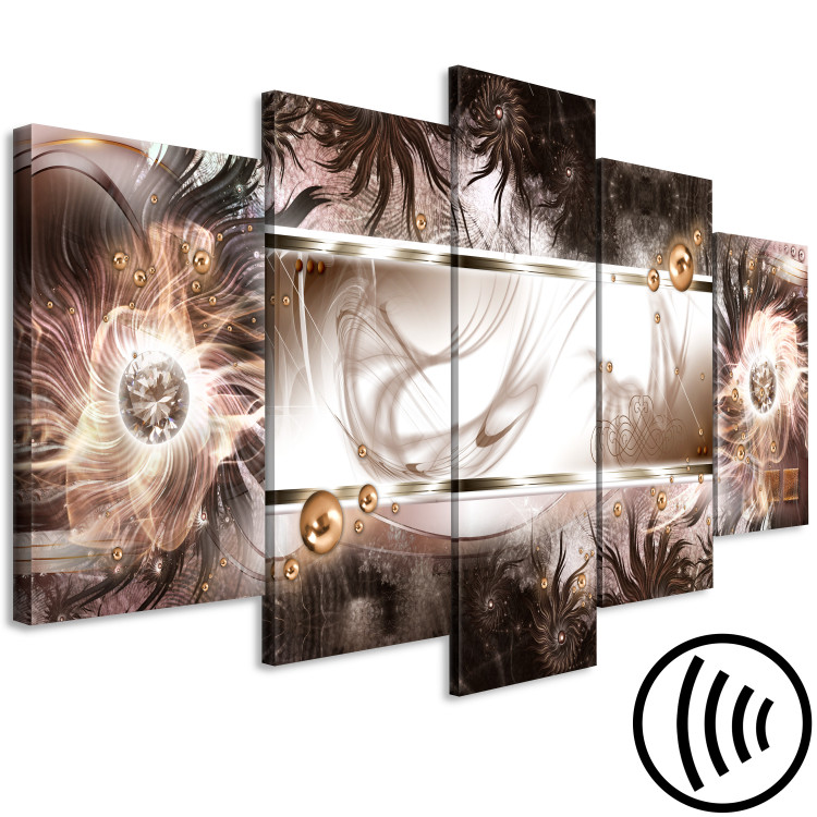 Canvas Art Print My Cosmos (5 Parts) Wide 150076 additionalImage 6