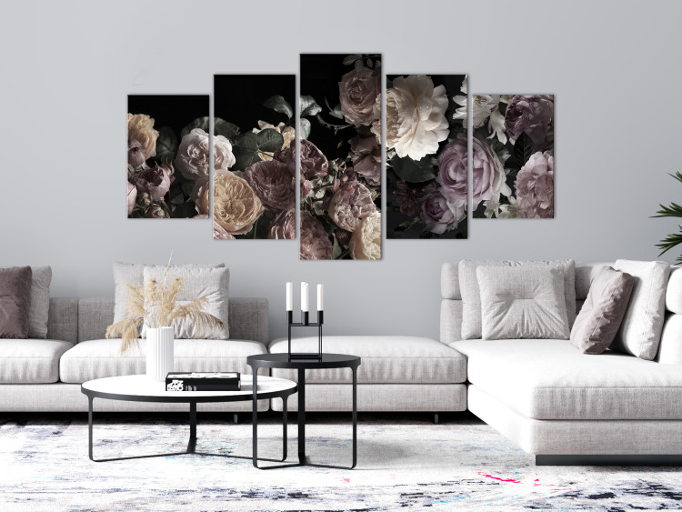 Canvas Print Beautiful Garden (5 Parts) Wide 150276 additionalImage 3
