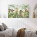 Large canvas print Dinosaurs - Watercolor Reptiles in the Prehistoric Green Jungle [Large Format] 151176 additionalThumb 5