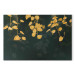 Canvas Illuminated Leaves - Fine Twigs in the Glow of Soft Light 151276