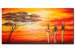 Canvas Art Print African women and a lonely tree 49376