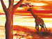 Canvas Print Giraffes and trees 49476 additionalThumb 2