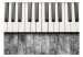 Wall Mural Inspired by Chopin - grey wood 61376 additionalThumb 1