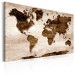 Canvas World Map: The Brown Earth 91876 additionalThumb 2