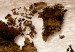 Canvas World Map: The Brown Earth 91876 additionalThumb 5