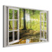 Canvas Print Window: View on Forest 105186 additionalThumb 2