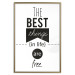 Poster The Best Things in Life Are Free - black and white composition with texts 114686 additionalThumb 16