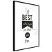 Poster The Best Things in Life Are Free - black and white composition with texts 114686 additionalThumb 11