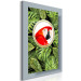Canvas Art Print Parrot Among Monstera Leaves (1-part) - Tropical Jungle Landscape 116386 additionalThumb 2