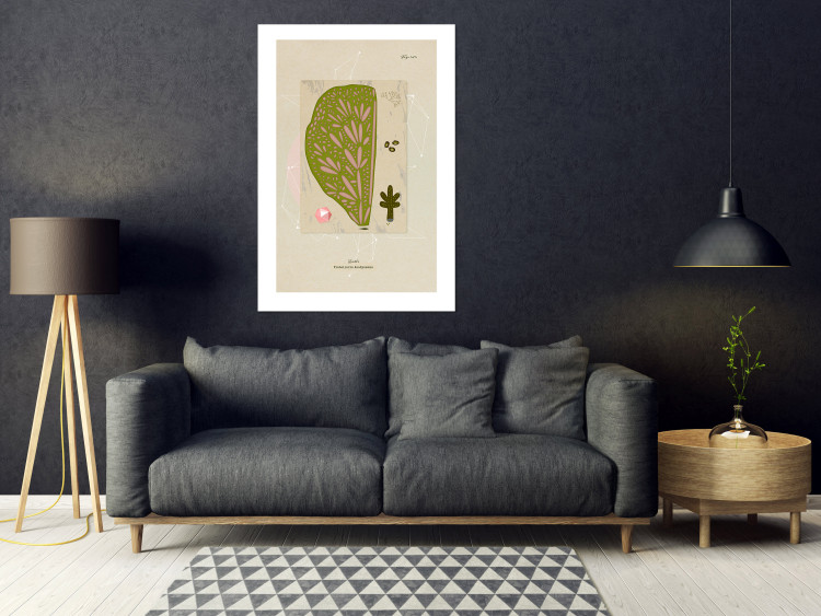 Poster Abstract Tree - colorful composition with texts and a plant motif 116886 additionalImage 2