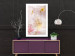 Wall Poster Lilac Paradise - colorful composition with floral motif and water droplets 117886 additionalThumb 4