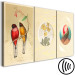 Canvas Natural wonders - colorful plants and beautiful birds in vintage style 118186 additionalThumb 6