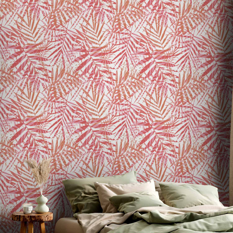 Modern Wallpaper Palm Red 118586 additionalImage 4