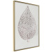 Wall Poster Lacy Leaf - plant abstraction with a golden leaf on a light background 118786 additionalThumb 12
