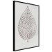 Wall Poster Lacy Leaf - plant abstraction with a golden leaf on a light background 118786 additionalThumb 10