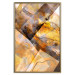 Poster Intensity - industrial geometric abstraction in yellow tones 118986 additionalThumb 20