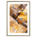Poster Intensity - industrial geometric abstraction in yellow tones 118986 additionalThumb 14