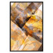 Poster Intensity - industrial geometric abstraction in yellow tones 118986 additionalThumb 18