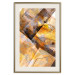 Poster Intensity - industrial geometric abstraction in yellow tones 118986 additionalThumb 19