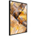 Poster Intensity - industrial geometric abstraction in yellow tones 118986 additionalThumb 12