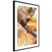 Poster Intensity - industrial geometric abstraction in yellow tones 118986 additionalThumb 12