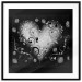 Wall Poster Gift Me Love - black and white heart adorned with floral ornaments 121886 additionalThumb 15