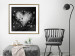 Wall Poster Gift Me Love - black and white heart adorned with floral ornaments 121886 additionalThumb 13