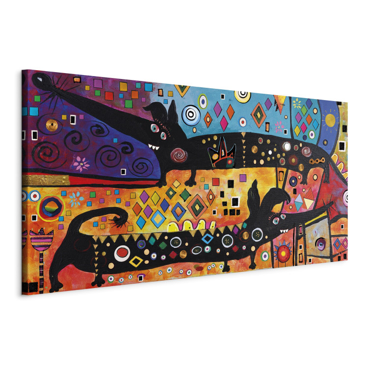 Canvas Extravagant Dogs (1 Part) Wide 121986 additionalImage 2