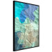 Poster Colors of the Lake - abstract spots on a crumpled paper texture 122286 additionalThumb 10