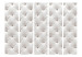 Room Divider White Elegance II - quilted fabric texture in shining diamonds 123286 additionalThumb 3