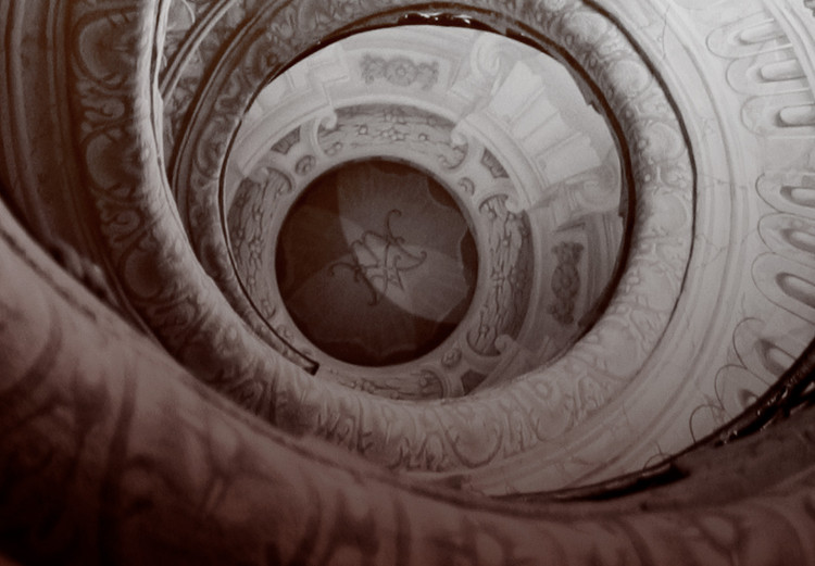 Canvas Spiral staircase with decorations - photograph of historic staircase 123886 additionalImage 4