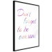 Poster Don't forget to be awesome - colorful English inscriptions on white background 123986 additionalThumb 11