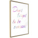 Poster Don't forget to be awesome - colorful English inscriptions on white background 123986 additionalThumb 8