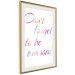 Poster Don't forget to be awesome - colorful English inscriptions on white background 123986 additionalThumb 2
