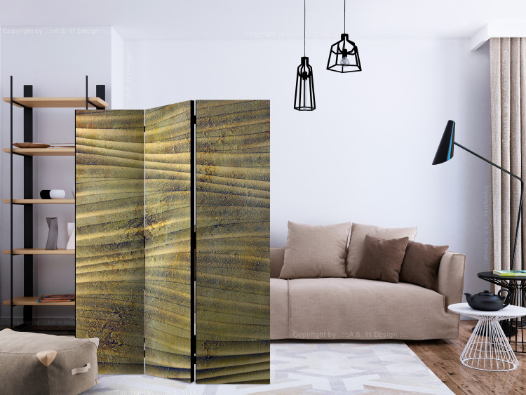 Room Divider Dream in the Sahara (3-piece) - desert waves in warm tones 124086 additionalImage 4