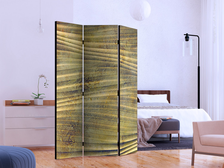 Room Divider Dream in the Sahara (3-piece) - desert waves in warm tones 124086 additionalImage 2