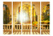 Room Divider Screen Dream of the Autumn Forest II (5-piece) - warm landscape amidst nature 124186 additionalThumb 3