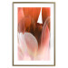 Poster Mysterious Interior - flower with red plant motif with glow 124486 additionalThumb 14