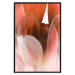 Poster Mysterious Interior - flower with red plant motif with glow 124486 additionalThumb 18