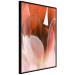 Poster Mysterious Interior - flower with red plant motif with glow 124486 additionalThumb 10
