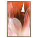Poster Mysterious Interior - flower with red plant motif with glow 124486 additionalThumb 16