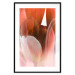 Poster Mysterious Interior - flower with red plant motif with glow 124486 additionalThumb 15