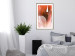 Poster Mysterious Interior - flower with red plant motif with glow 124486 additionalThumb 13